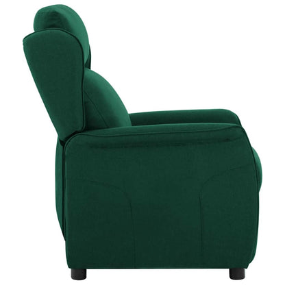 Poltrona reclinabile Verde scuro 67.5 x 93.5 x 101.5 cm Tessuto
