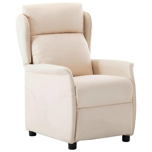 Poltrona reclinabile Crema 67.5 x 93.5 x 101.5 cm Tessuto