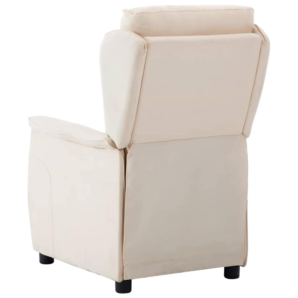 Poltrona reclinabile Crema 67.5 x 93.5 x 101.5 cm Tessuto