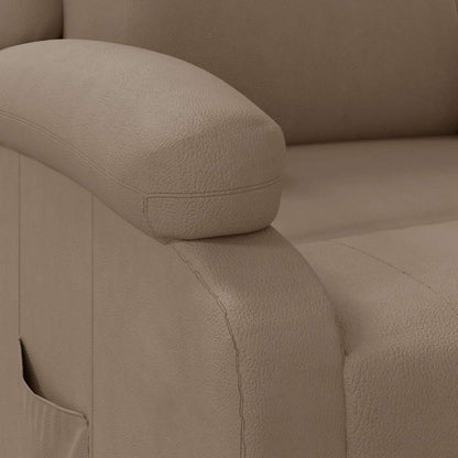 Poltrona Reclinabile Cappuccino in Similpelle