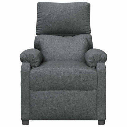 Poltrona Reclinabile in Tessuto Grigio Scuro - homemem39