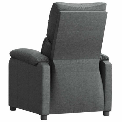 Poltrona Reclinabile in Tessuto Grigio Scuro - homemem39
