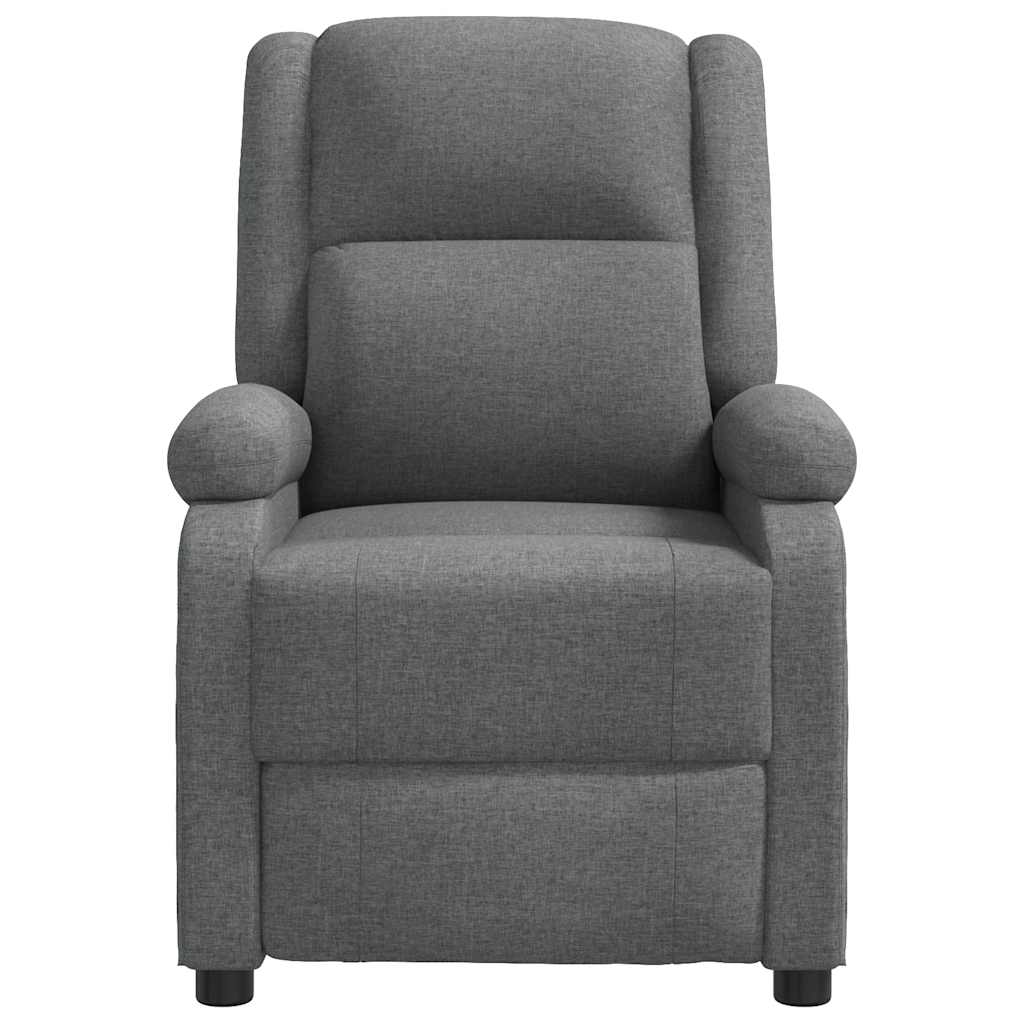 Poltrona Reclinabile in Tessuto Grigio Scuro - homemem39