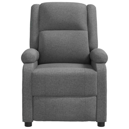 Poltrona Reclinabile in Tessuto Grigio Scuro - homemem39