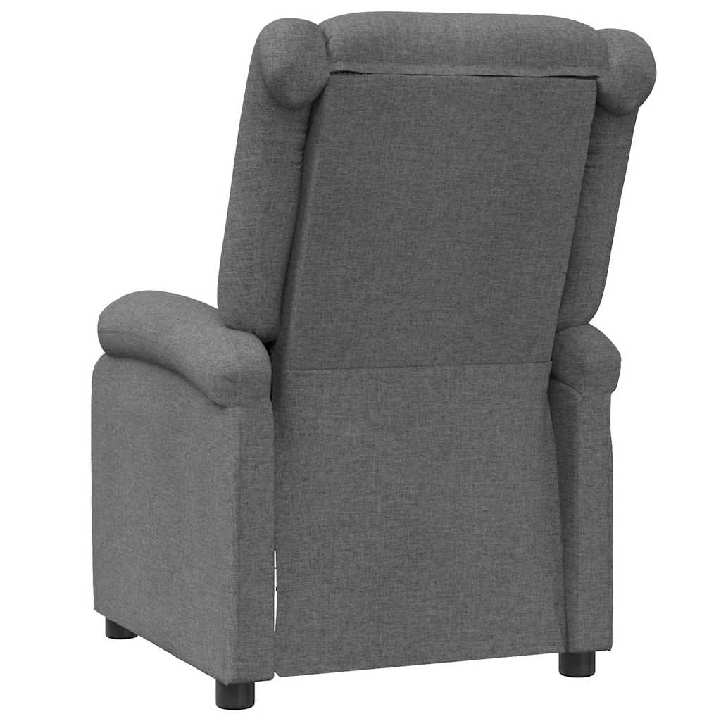 Poltrona Reclinabile in Tessuto Grigio Scuro - homemem39