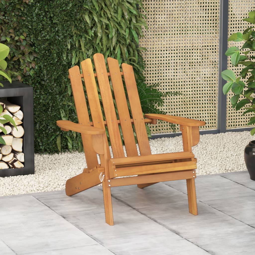 Sedia da Giardino Adirondack in Legno Massello di Acacia - homemem39