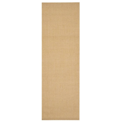 Tappeto in Sisal Naturale 80 x 250 cm - homemem39
