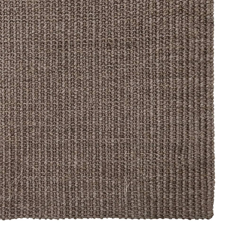 Tappeto in Sisal Naturale 66x350 cm Marrone - homemem39