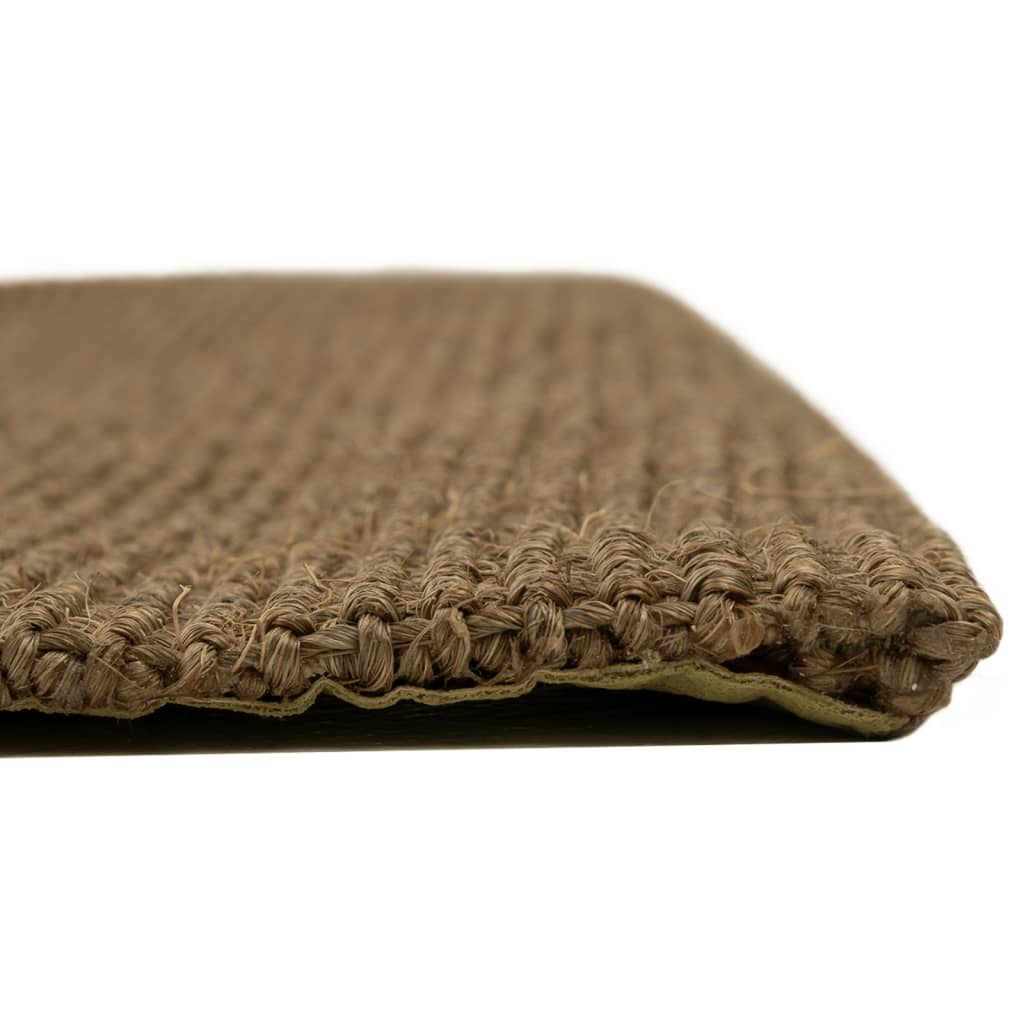 Tappeto in Sisal Naturale 66x350 cm Marrone - homemem39