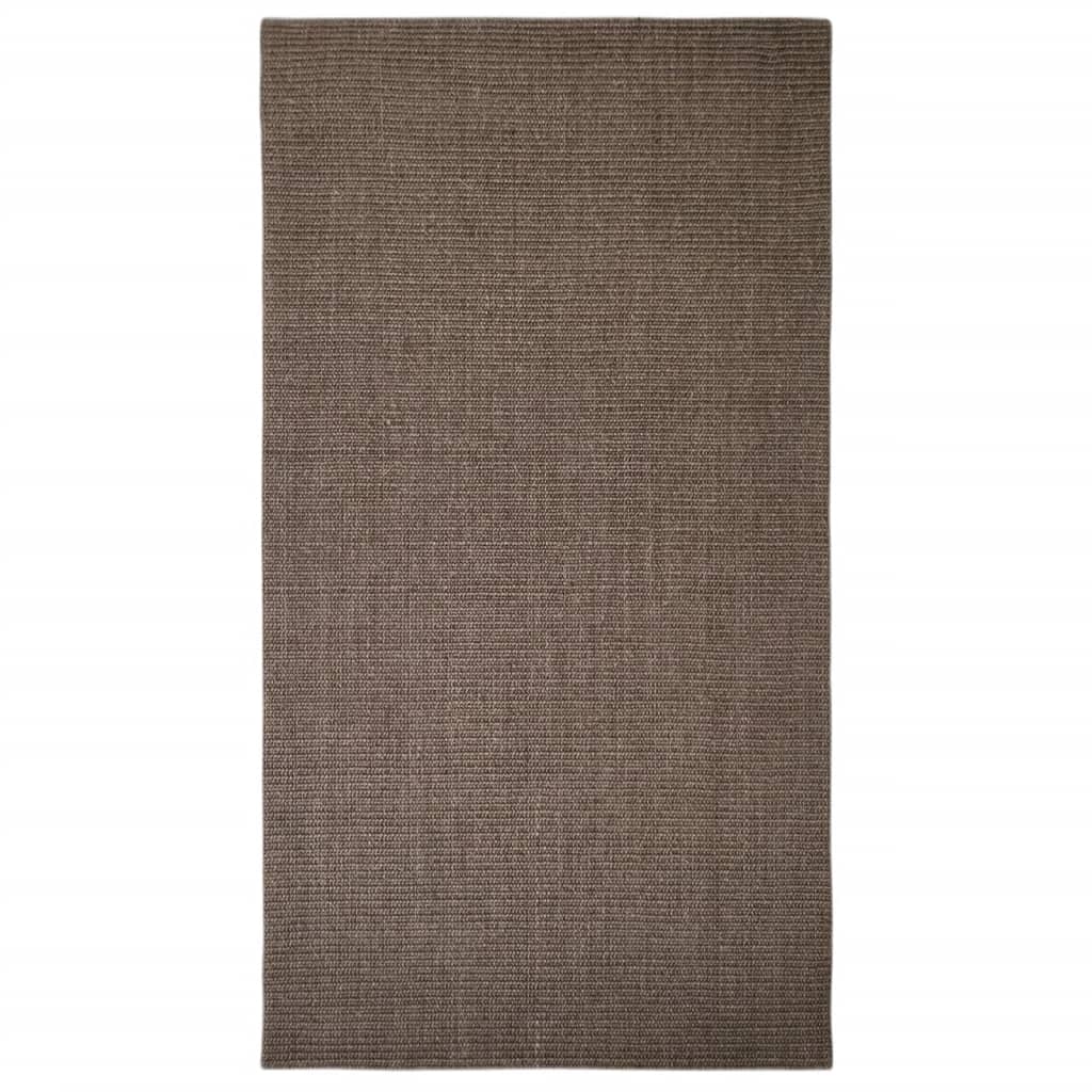 Tappeto in Sisal Naturale 80x150 cm Marrone - homemem39