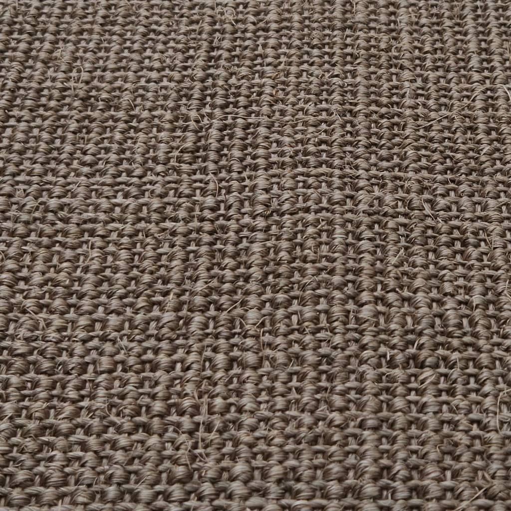 Tappeto in Sisal Naturale 80x150 cm Marrone - homemem39