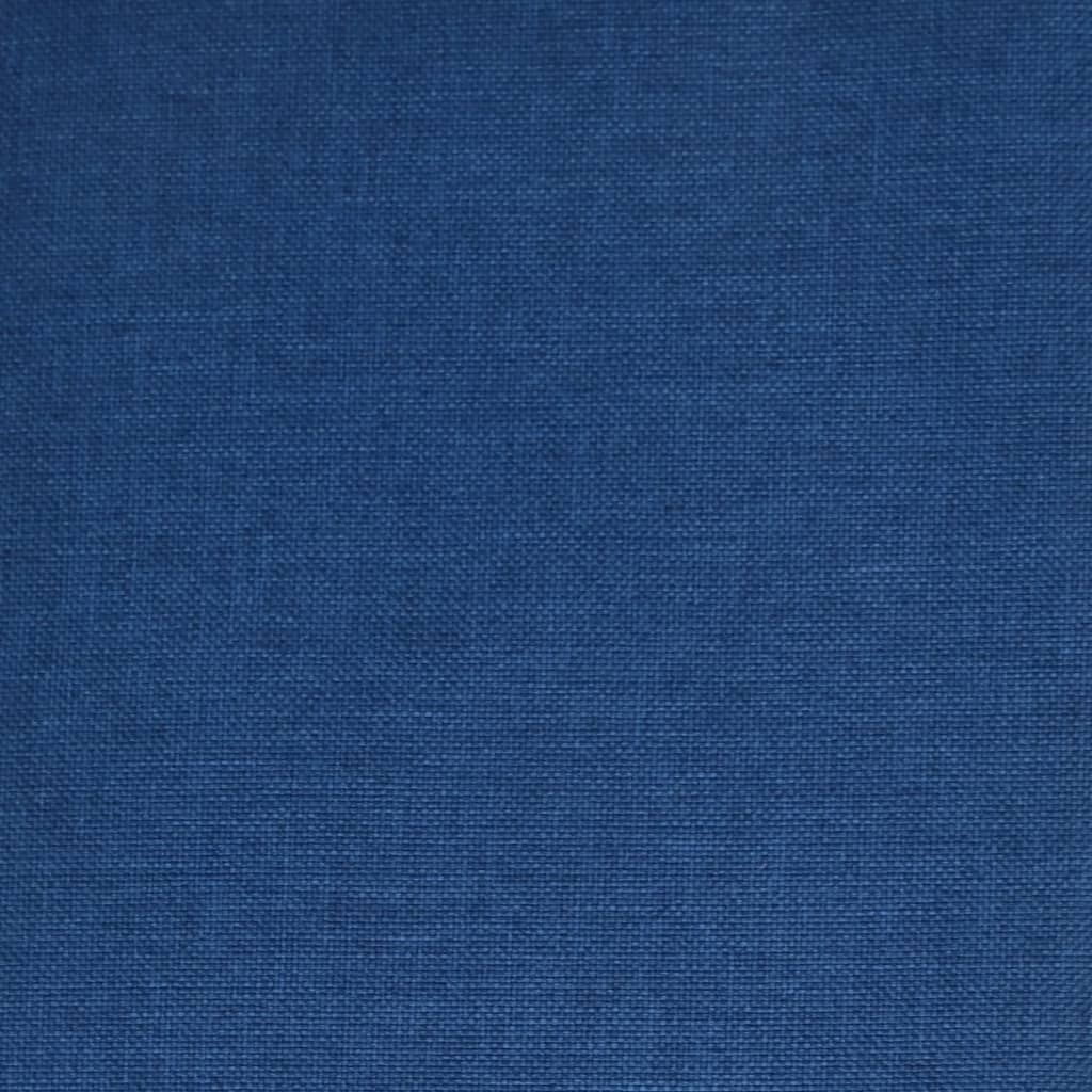 Sedia da Pranzo Girevole Blu in Tessuto | homemem39