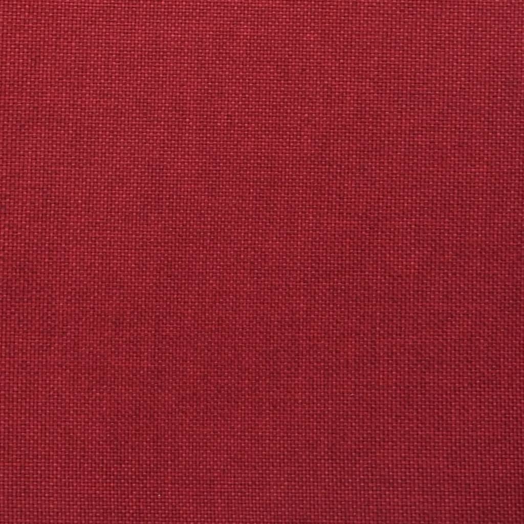 Sedia da Pranzo Girevole Rosso Vino in Tessuto | homemem39