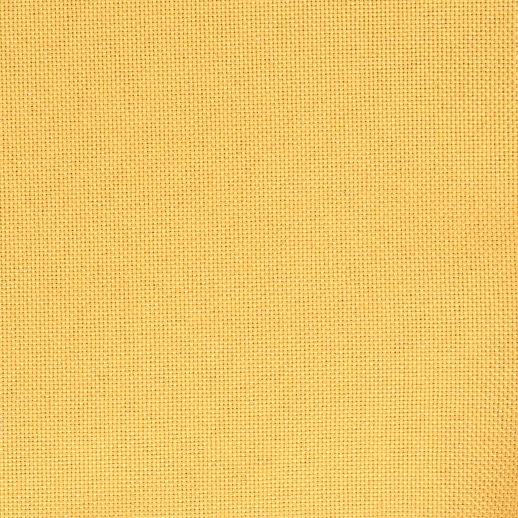 Sedia da Pranzo Girevole Giallo Senape in Tessuto | homemem39