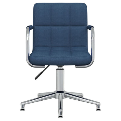 Sedia da Ufficio Girevole Blu in Tessuto | homemem39