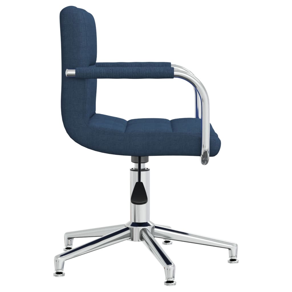 Sedia da Ufficio Girevole Blu in Tessuto | homemem39