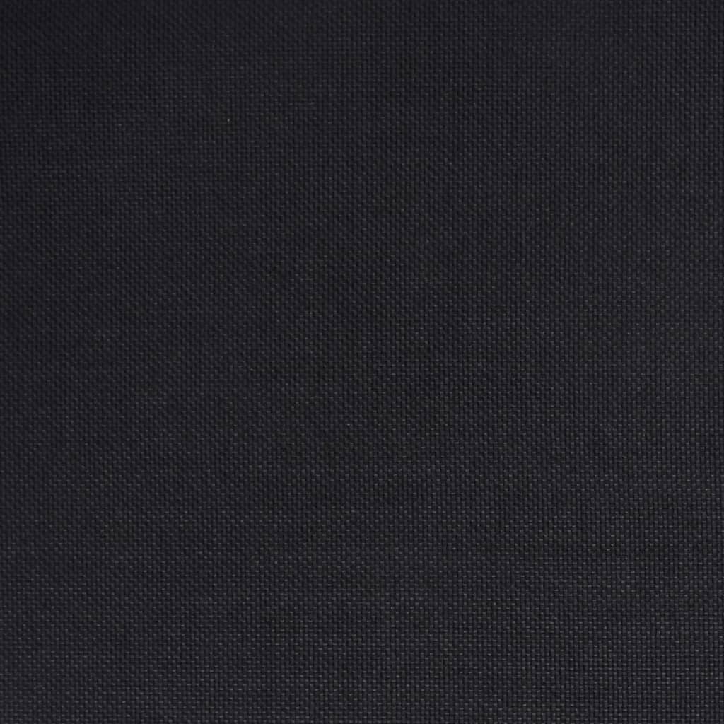 Sedia da Pranzo Girevole Nera in Tessuto