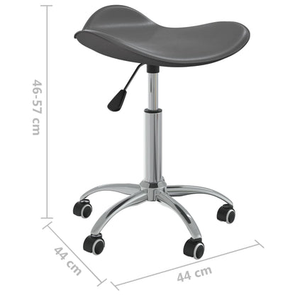Sedia da Ufficio Grigia in Similpelle - homemem39