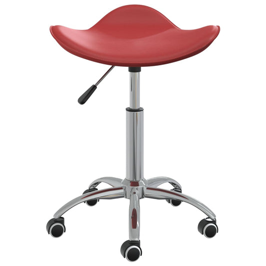 Sedia da Ufficio Rosso Vino in Similpelle - homemem39
