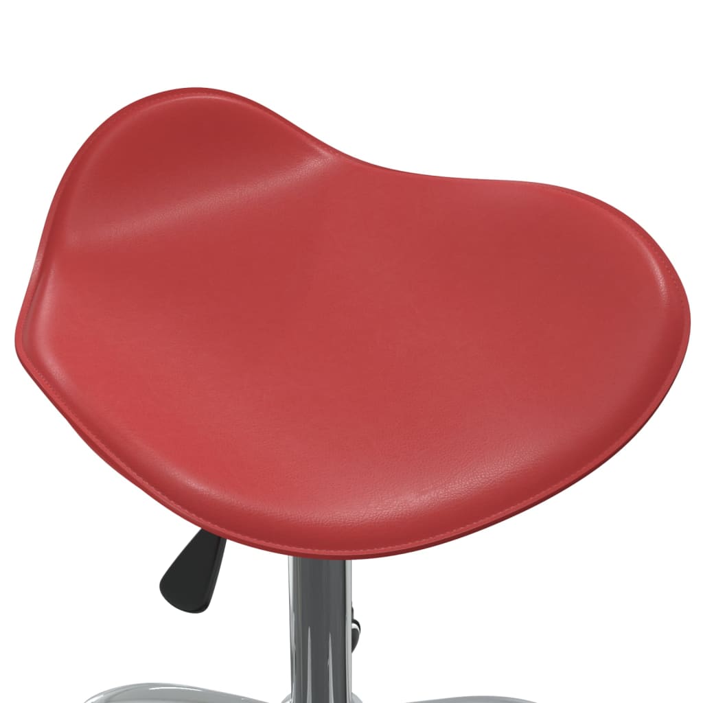 Sedia da Ufficio Rosso Vino in Similpelle - homemem39