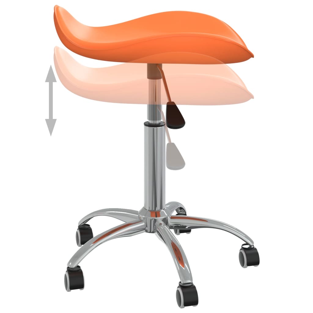 Sedia da Ufficio Arancione in Similpelle | homemem39
