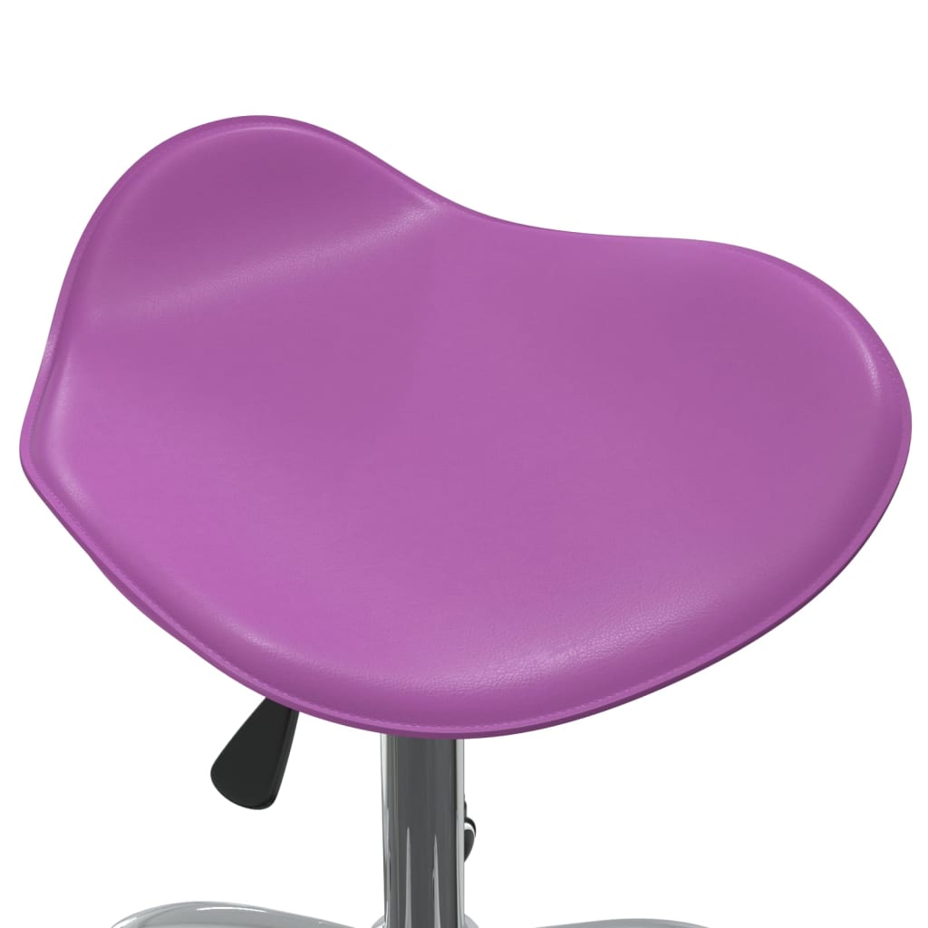 Sedia da Pranzo Girevole Viola in Similpelle | homemem39