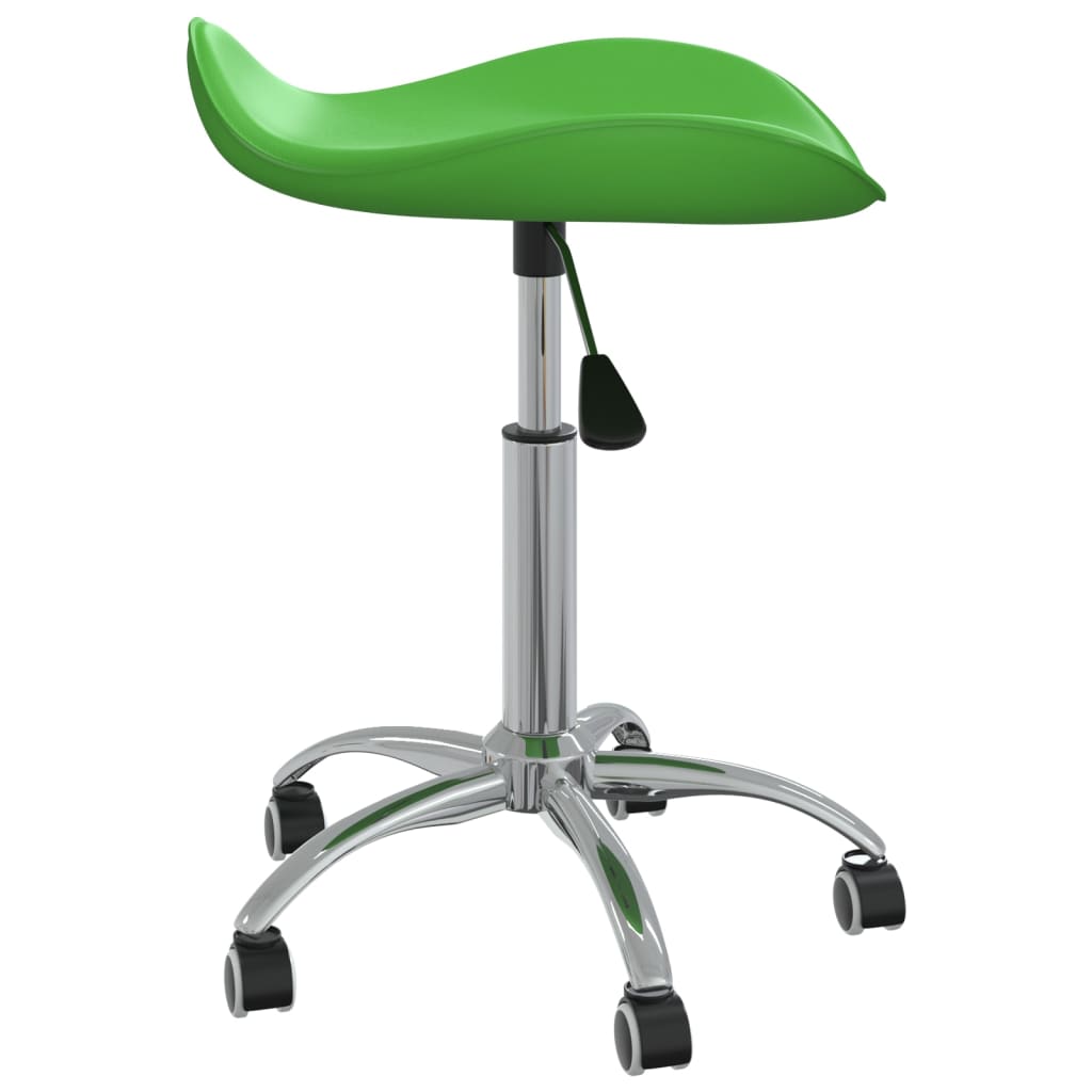 Sedia da Pranzo Girevole Verde in Similpelle | homemem39