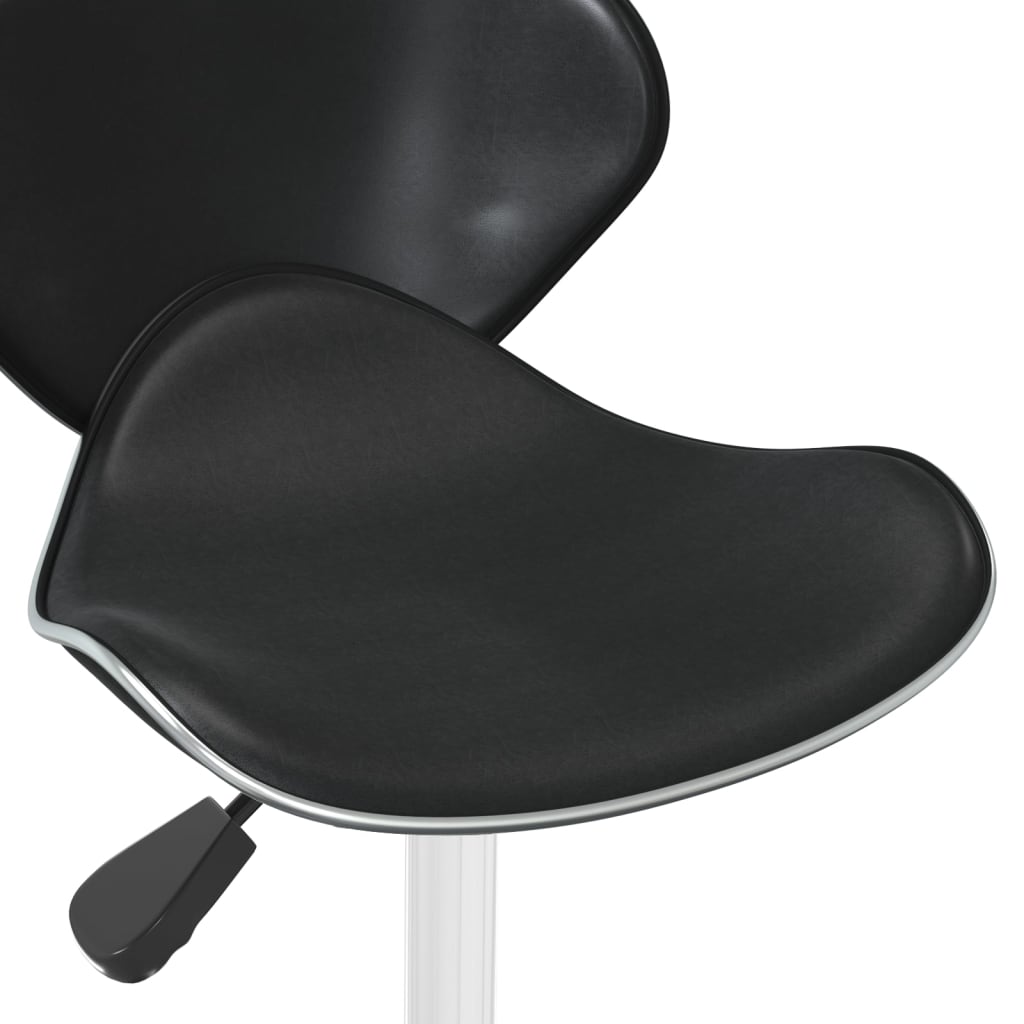 Sedia da Pranzo Nera in Similpelle | homemem39