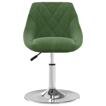 Sedie da Pranzo Girevoli 6 pz Verde Scuro in Velluto | homemem39