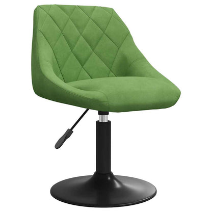 Sedia da Pranzo Verde Chiaro in Velluto | homemem39