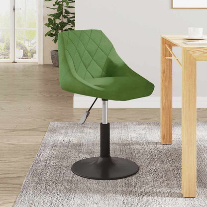 Sedia da Pranzo Verde Chiaro in Velluto | homemem39