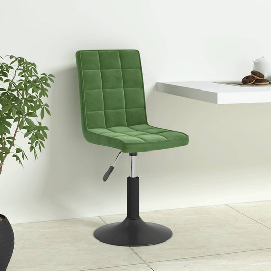 Sedie da Pranzo Girevoli 2 pz Verde Scuro in Velluto | homemem39
