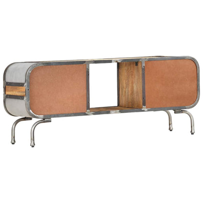Mobile Porta TV 110x30x42 cm in Legno Massello di Mango