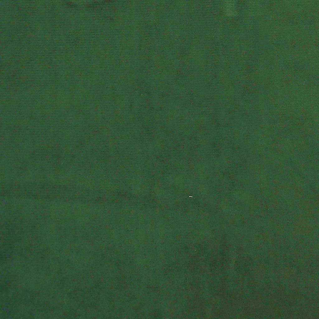 Sgabello Rotondo Verde in Velluto