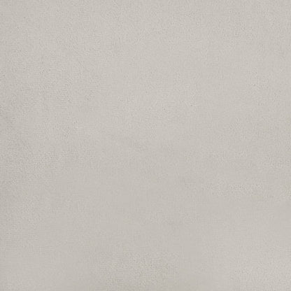 Sgabello Rotondo con Contenitore Grigio Chiaro in Velluto 31 x 37 cm - homemem39
