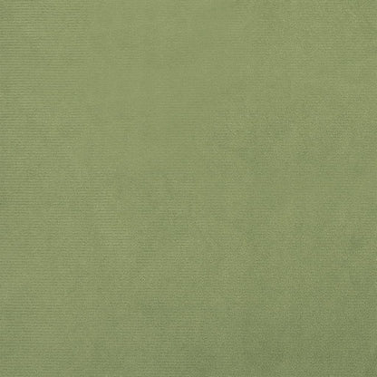 Sgabello Rotondo con Contenitore Verde Senape in Velluto 31 x 37 cm - homemem39
