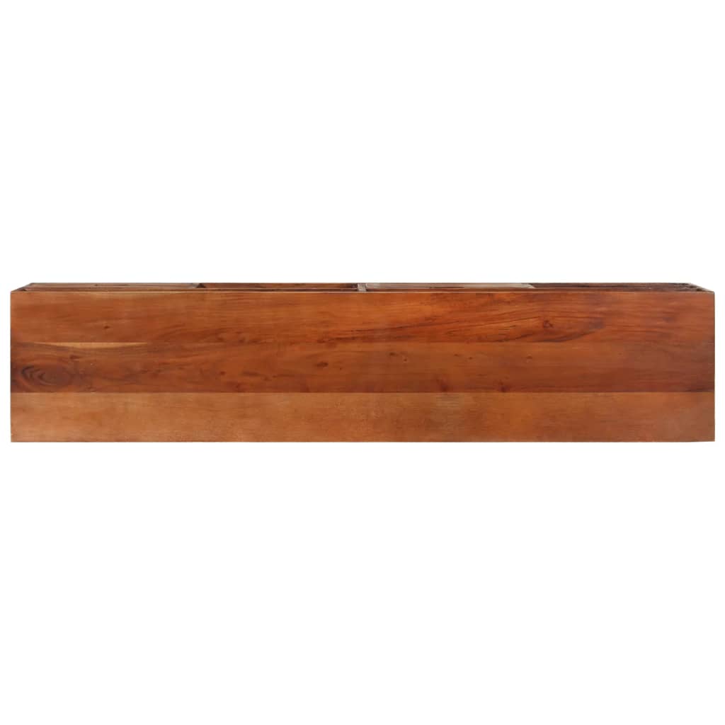 Mobile Porta TV 140x30x35 cm in Legno Massello di Acacia - homemem39