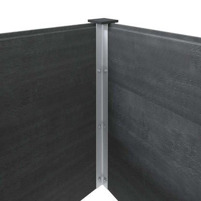 Fioriera Rialzata da Giardino 200x50x54 cm in WPC Grigio - homemem39