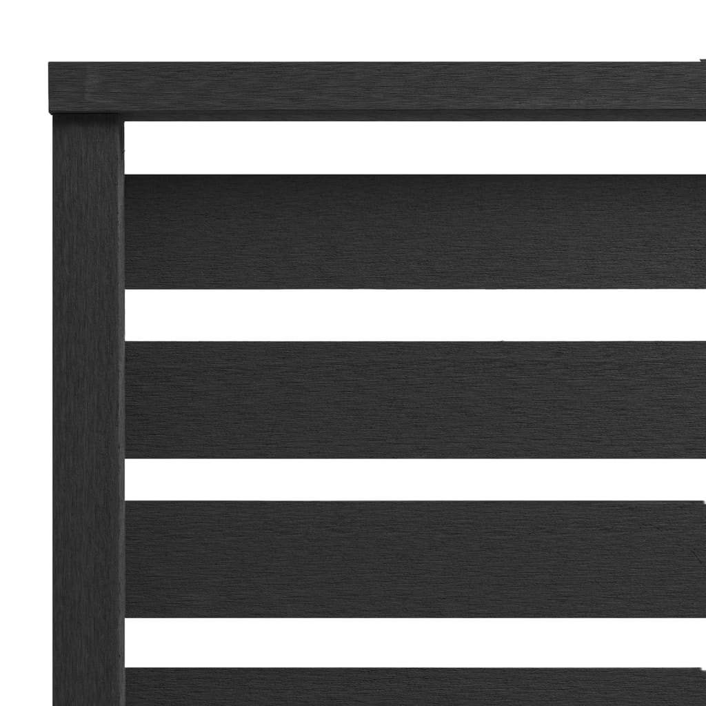 Pannello di Recinzione in WPC 180x180 cm Nero | homemem39