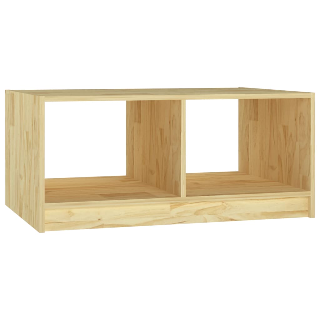 Tavolino da Salotto 75x50x33,5 cm Legno Massello di Pino | homemem39