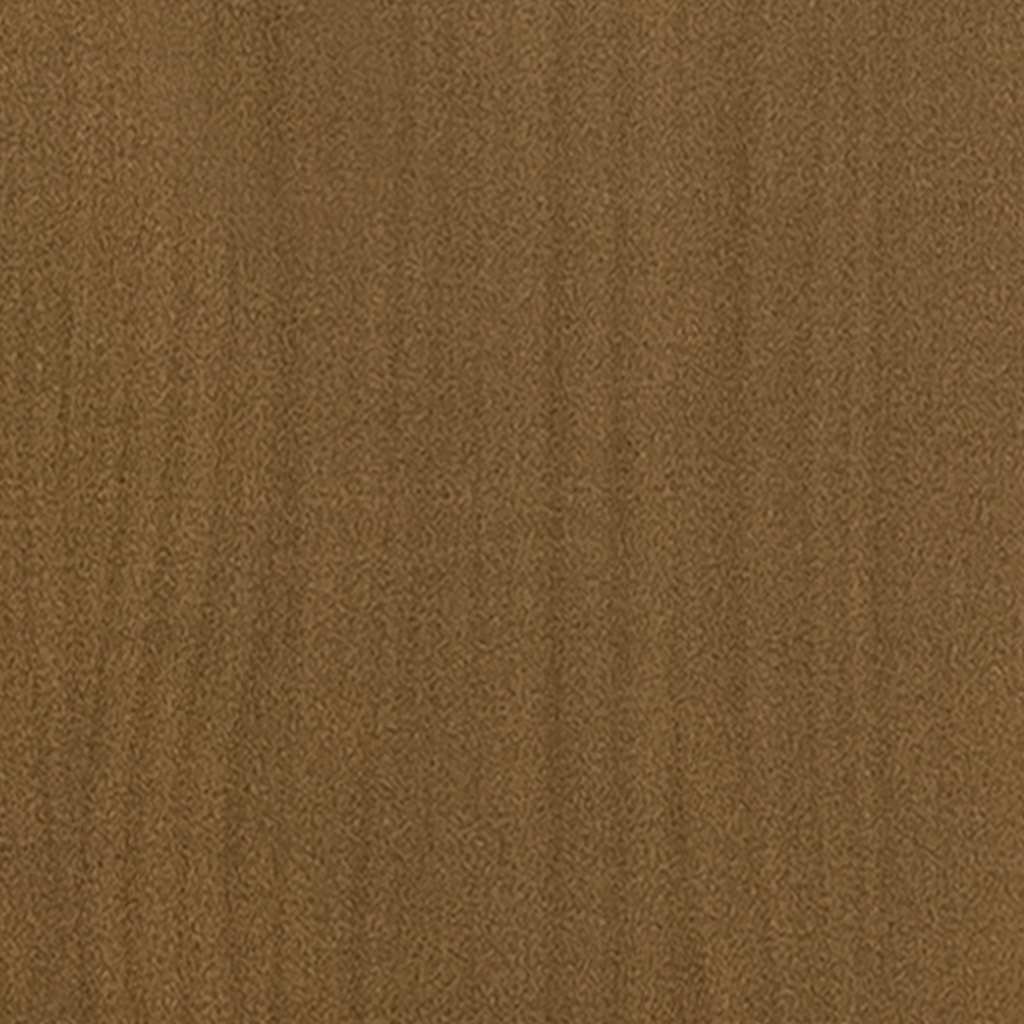 Tavolino da Salotto ambra 75x50x33,5 cm Legno Massello di Pino | homemem39