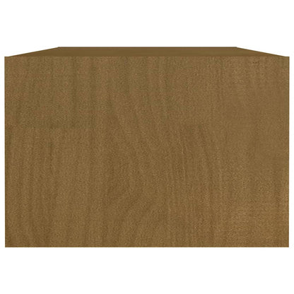 Tavolino da Salotto ambra 110x50x34 cm Legno Massello di Pino | homemem39