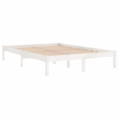 Giroletto Bianco in Legno Massello di Pino 140x190 cm | homemem39