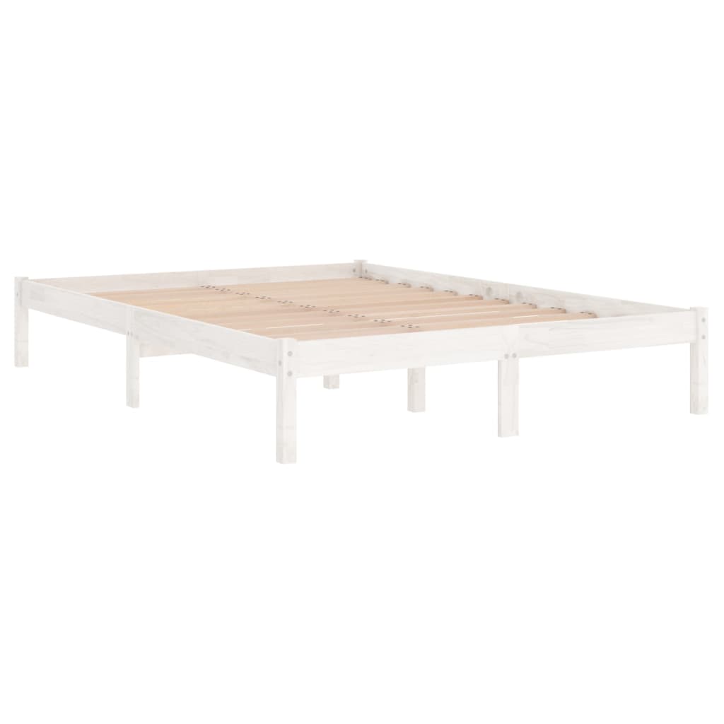 Giroletto Bianco in Legno Massello di Pino 120x200 cm | homemem39