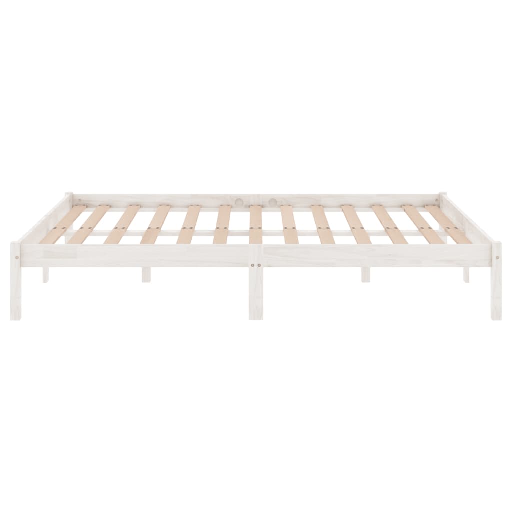 Giroletto Bianco in Legno Massello di Pino 120x200 cm | homemem39