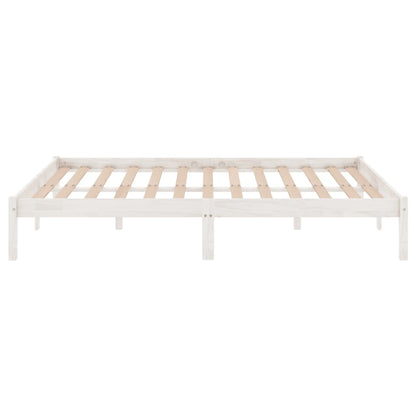 Giroletto Bianco in Legno Massello di Pino 120x200 cm | homemem39