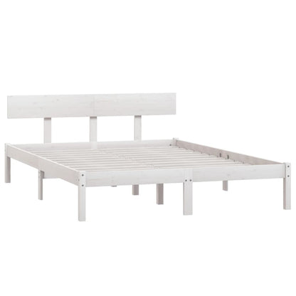 Giroletto Bianco in Legno Massello 120x190 cm Small Double | homemem39
