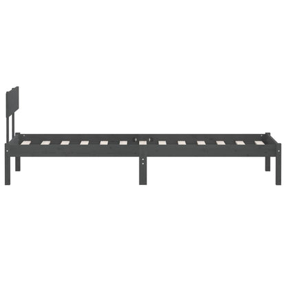 Giroletto Grigio in Legno Massello di Pino 100x200 cm | homemem39