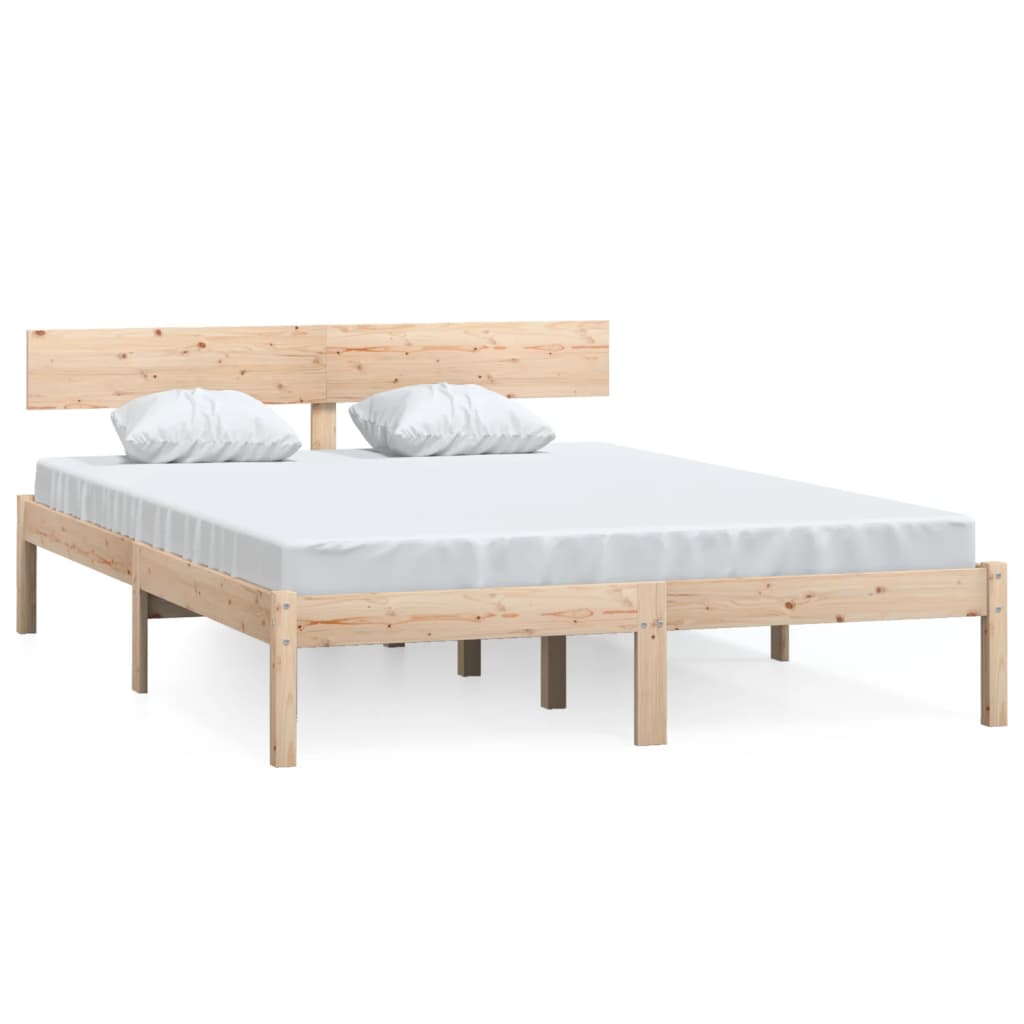 Giroletto senza Materasso Ambrato in Legno Massello 140x200 cm | homemem39