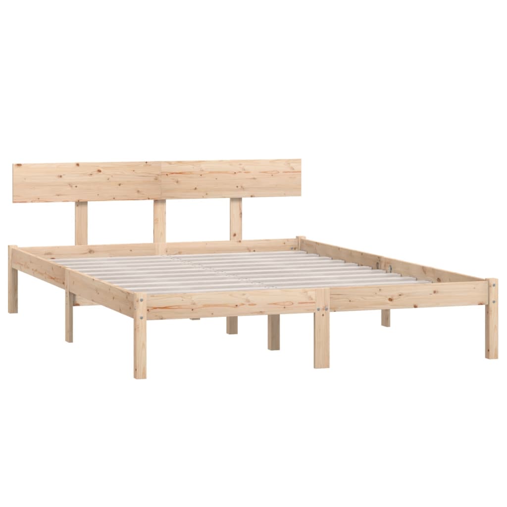 Giroletto senza Materasso Ambrato in Legno Massello 140x200 cm | homemem39
